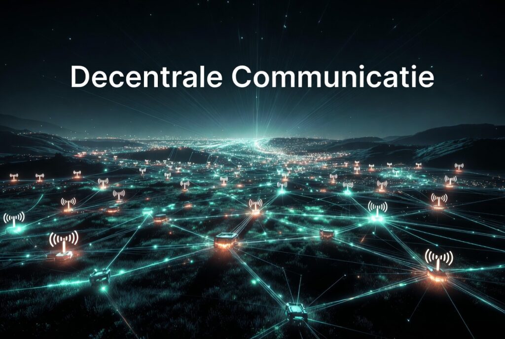 Decentrale communicatie via LoRa en MeshCore: een mesh-netwerk van nodes die met elkaar verbonden zijn zonder centrale provider