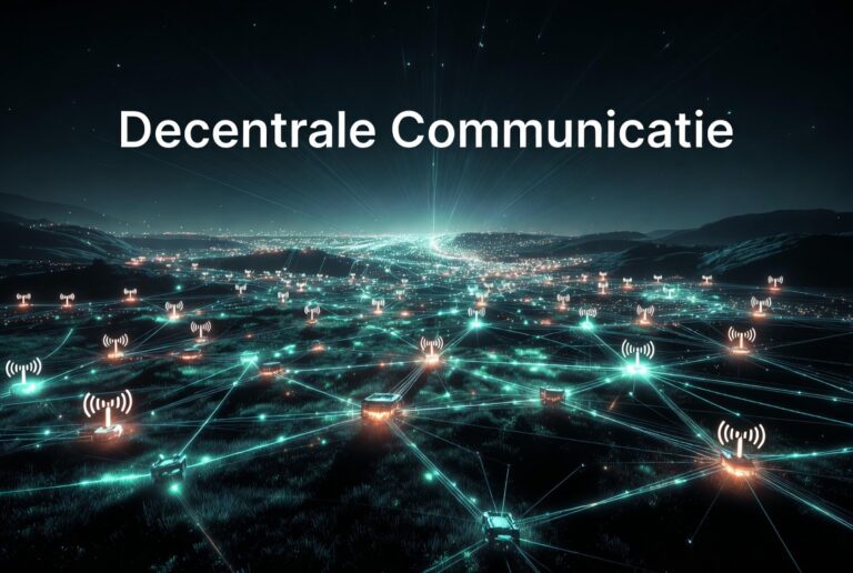 Decentrale communicatie via LoRa en MeshCore: een mesh-netwerk van nodes die met elkaar verbonden zijn zonder centrale provider